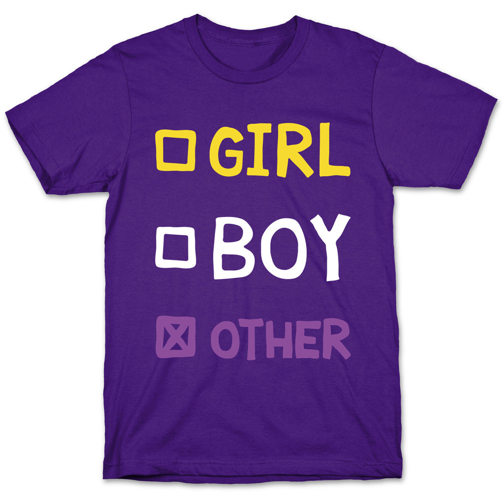 Non-Binary Gender Checklist T-Shirt