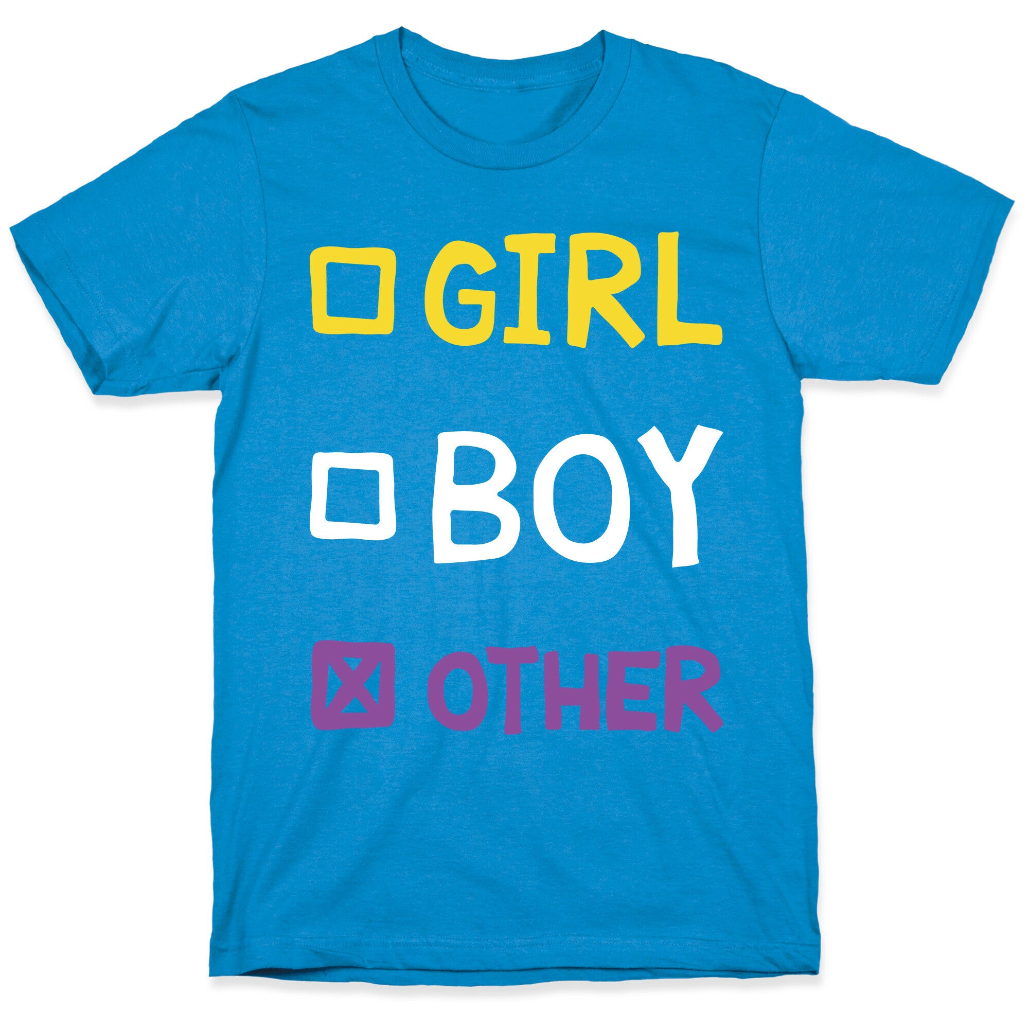 Non-Binary Gender Checklist T-Shirt