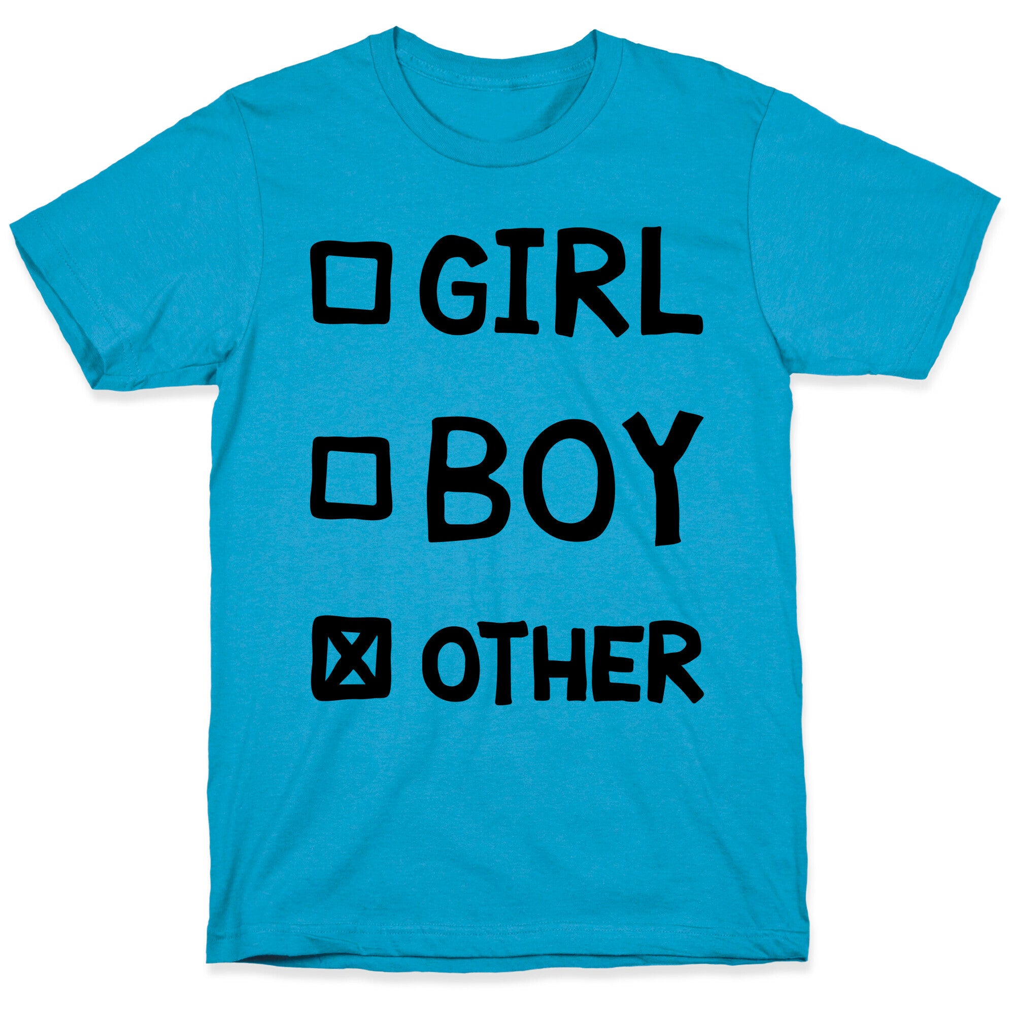 Non-Binary Gender Checklist Unisex Triblend Tee