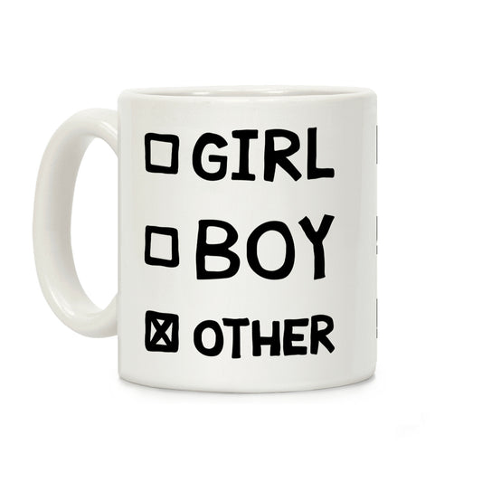 Non-Binary Checklist Coffee Mug