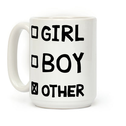 Non-Binary Checklist Coffee Mug