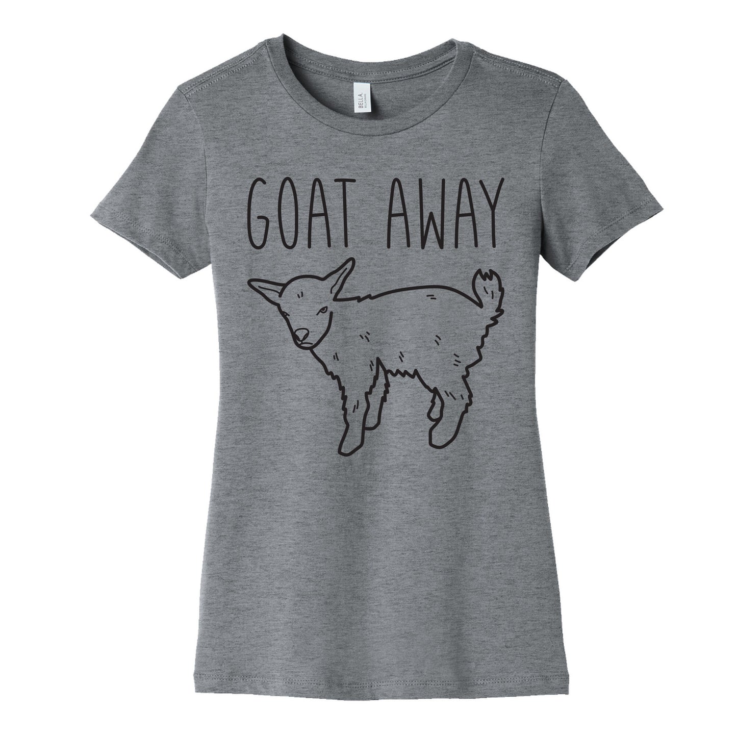 Goat Away Women's Cotton Tee
