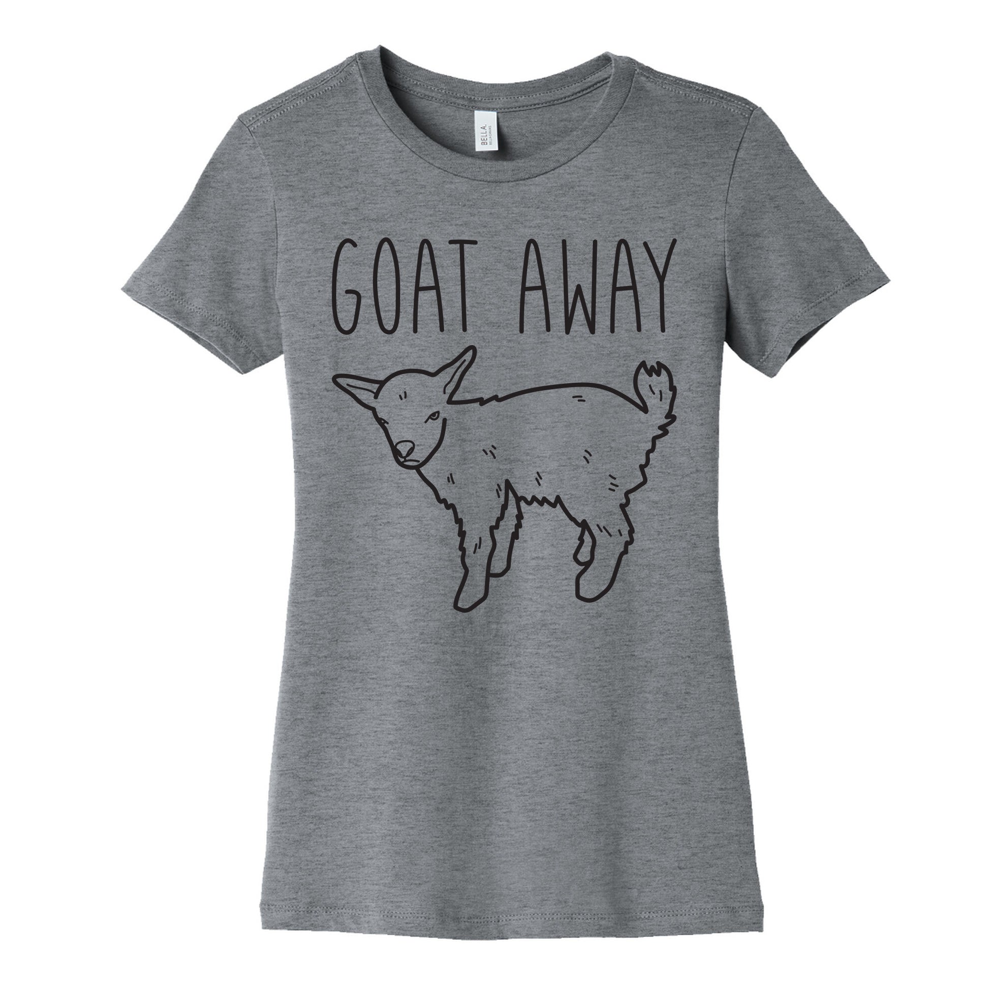 Goat Away Women's Cotton Tee