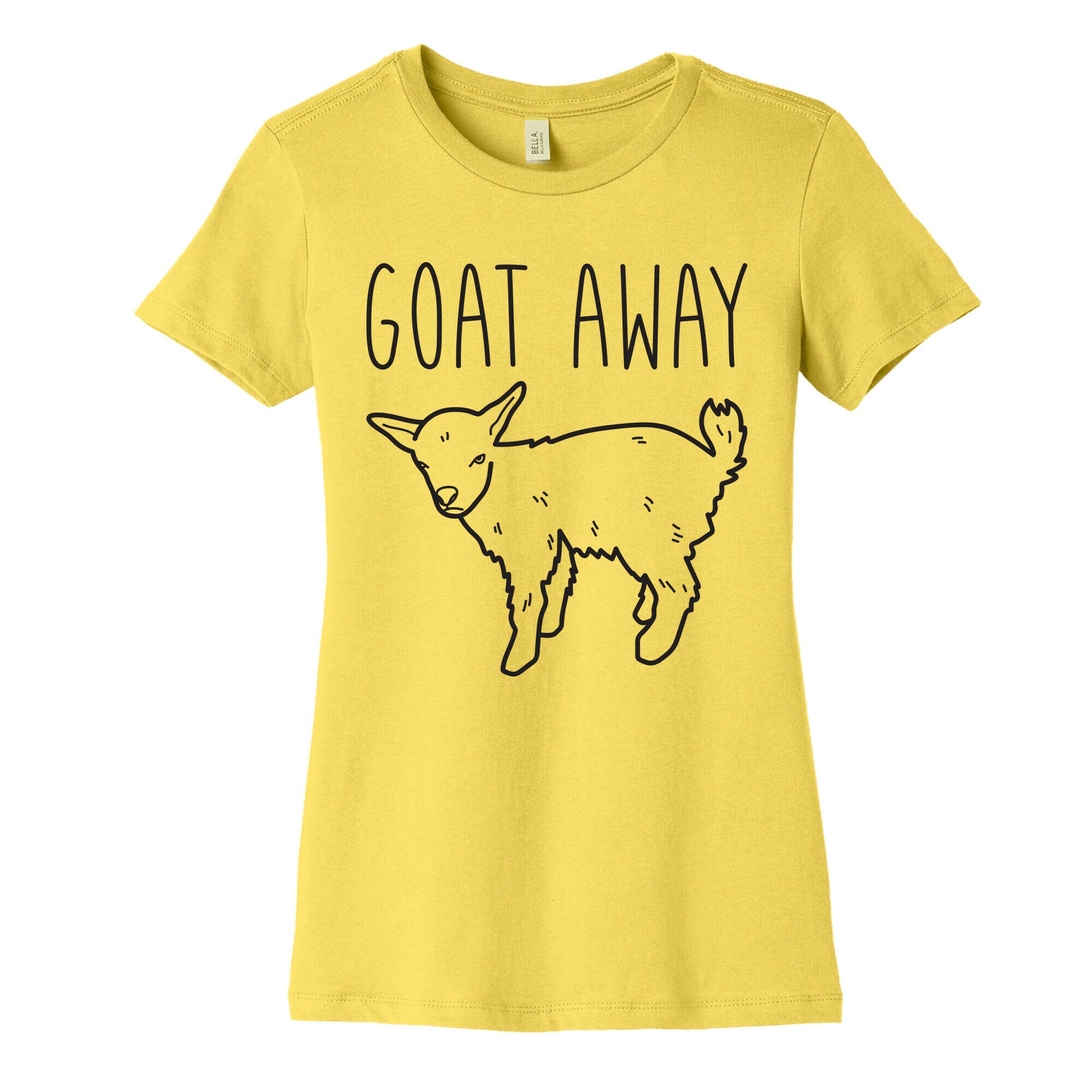 Goat Away Women's Cotton Tee