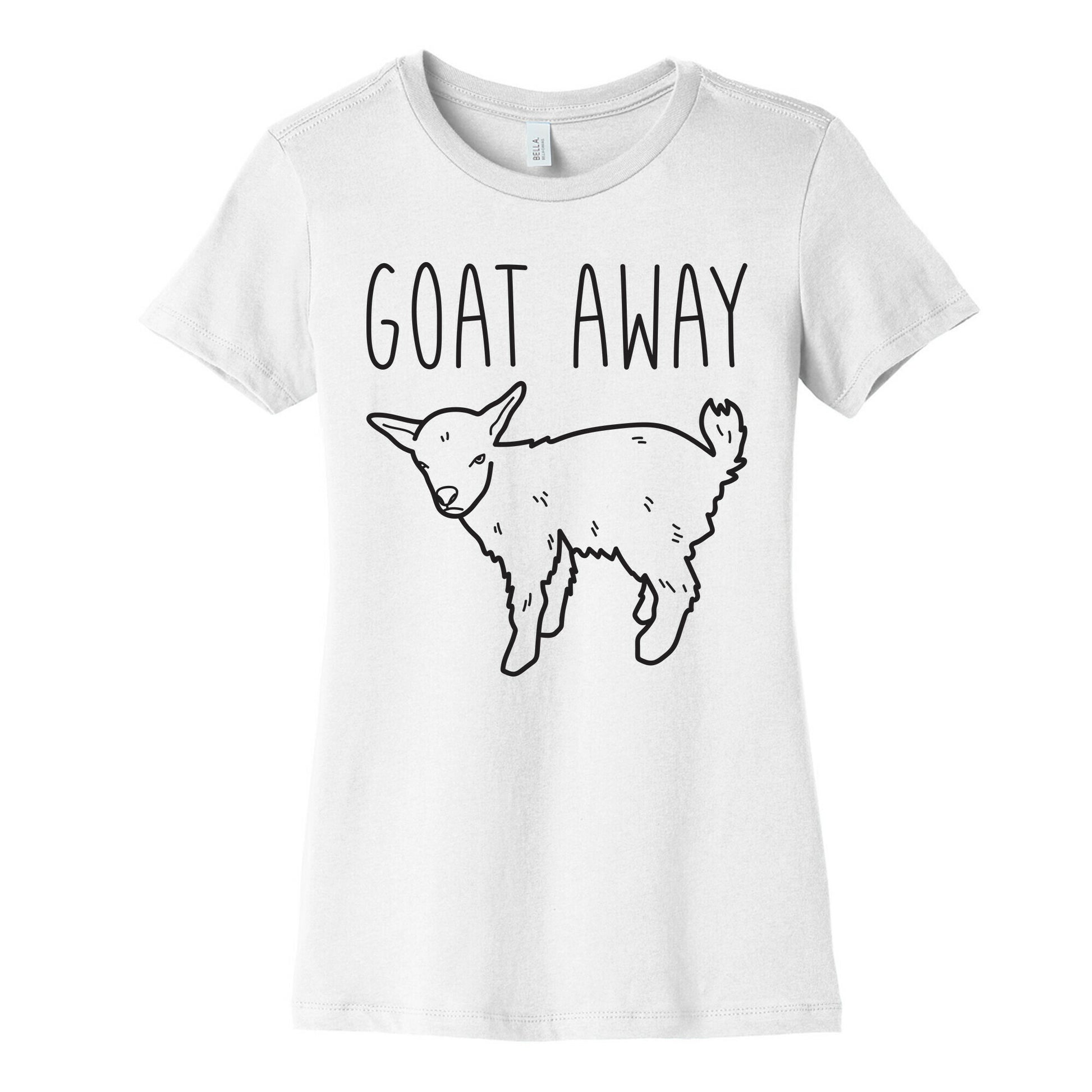 Goat Away Women's Cotton Tee