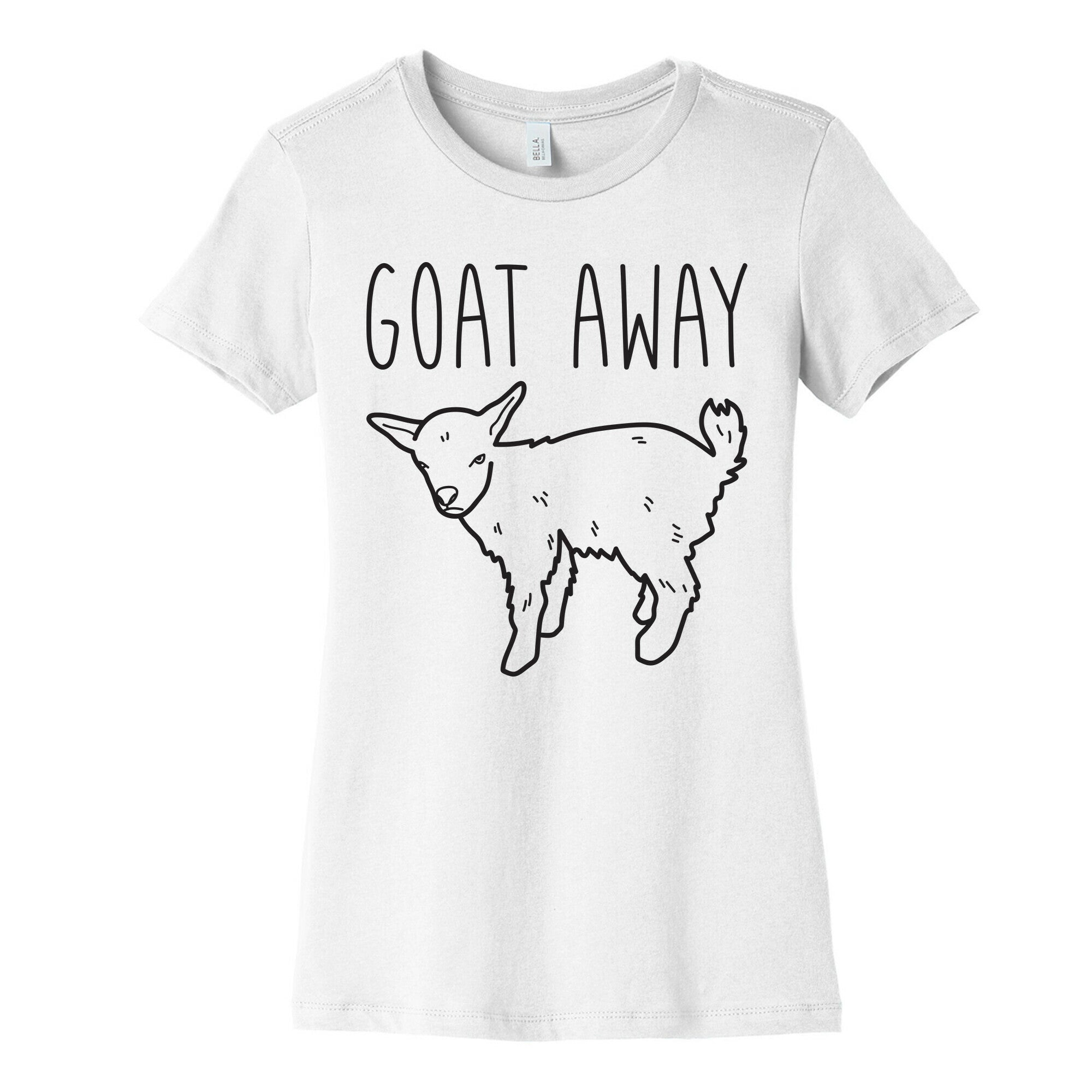 Goat Away Women's Cotton Tee