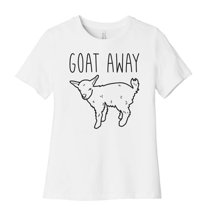 Goat Away Women's Cotton Tee