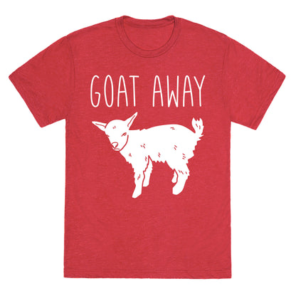 Goat Away Unisex Triblend Tee