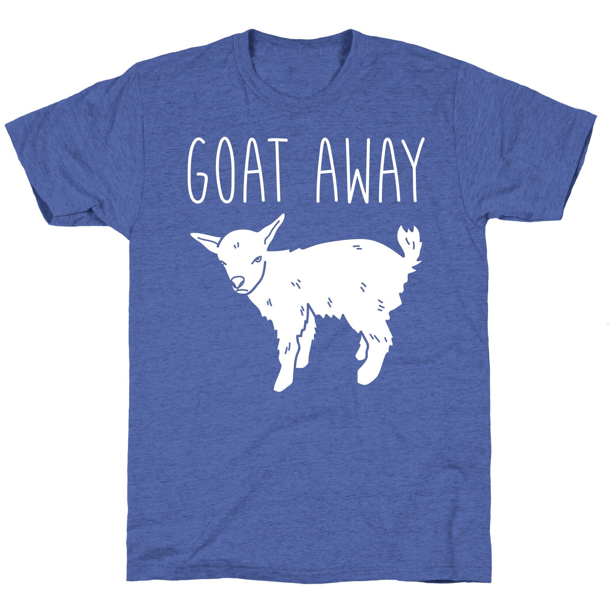 Goat Away Unisex Triblend Tee