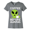 Coffee Before Humans Women's Cotton Tee