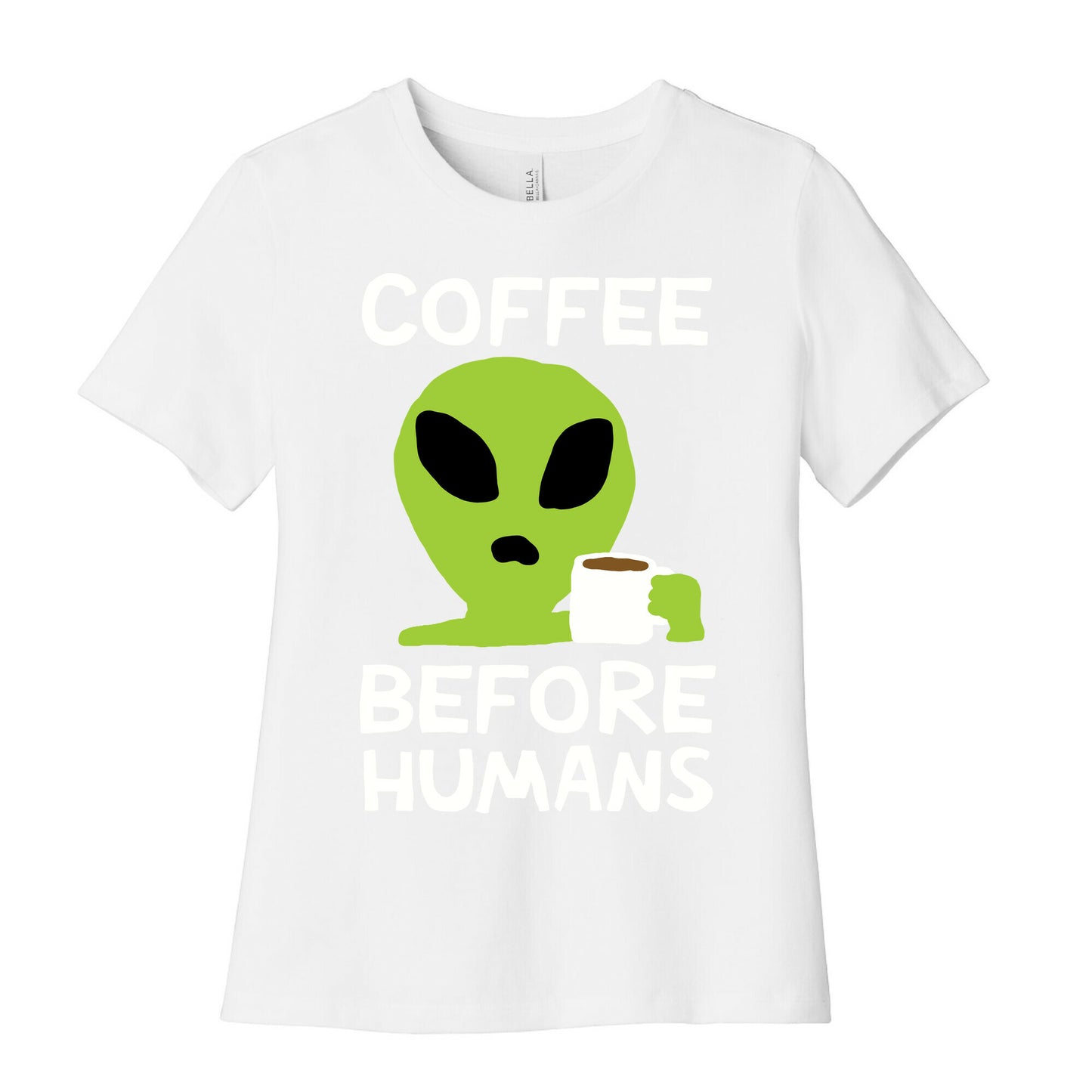 Coffee Before Humans Women's Cotton Tee