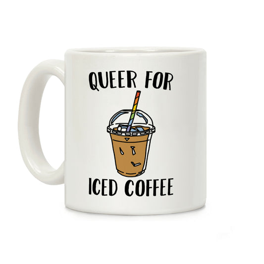 Queer For Iced Coffee Coffee Mug
