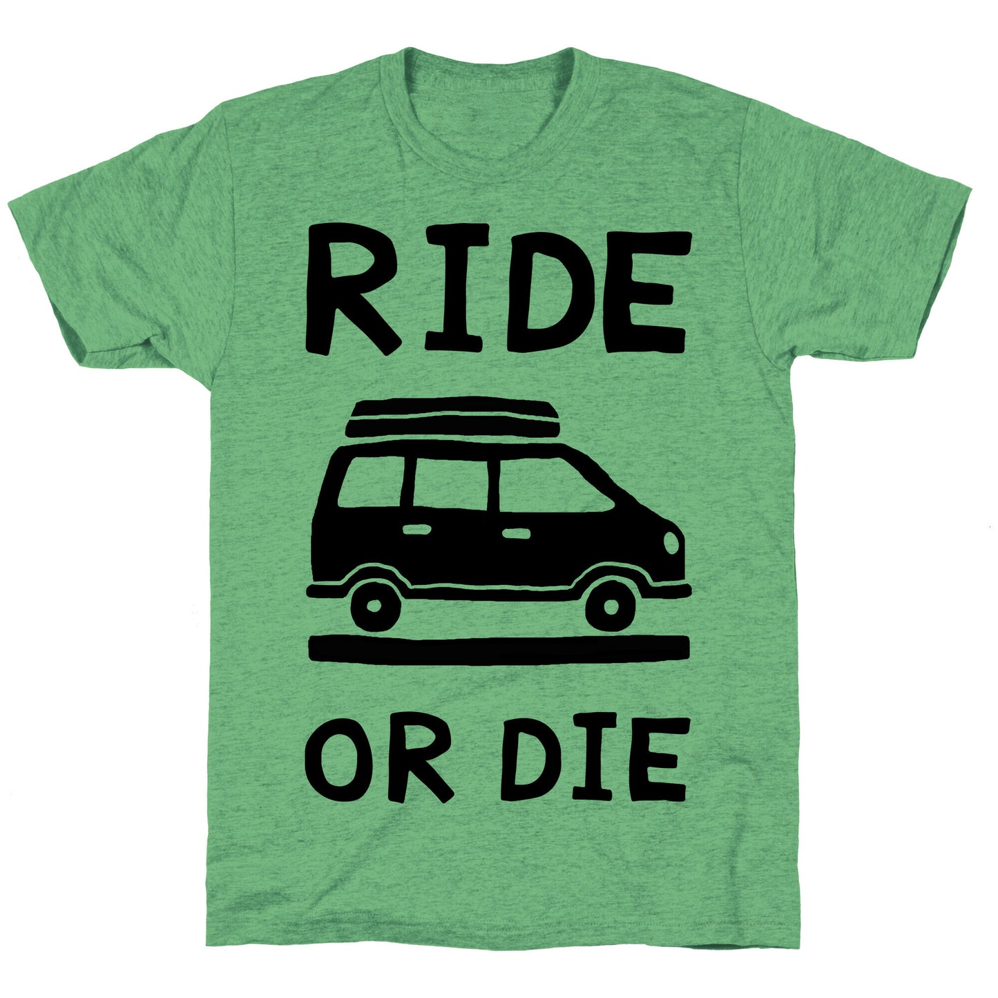 Ride Or Die Road Trip Unisex Triblend Tee