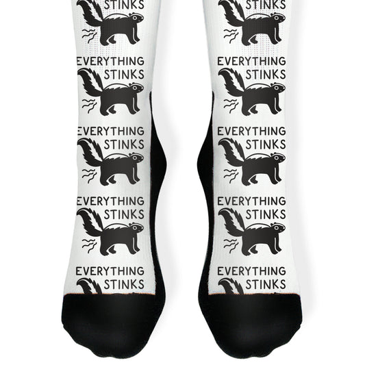 Everything Stinks Skunk Socks