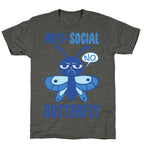 Anti-Social Butterfly Unisex Triblend Tee