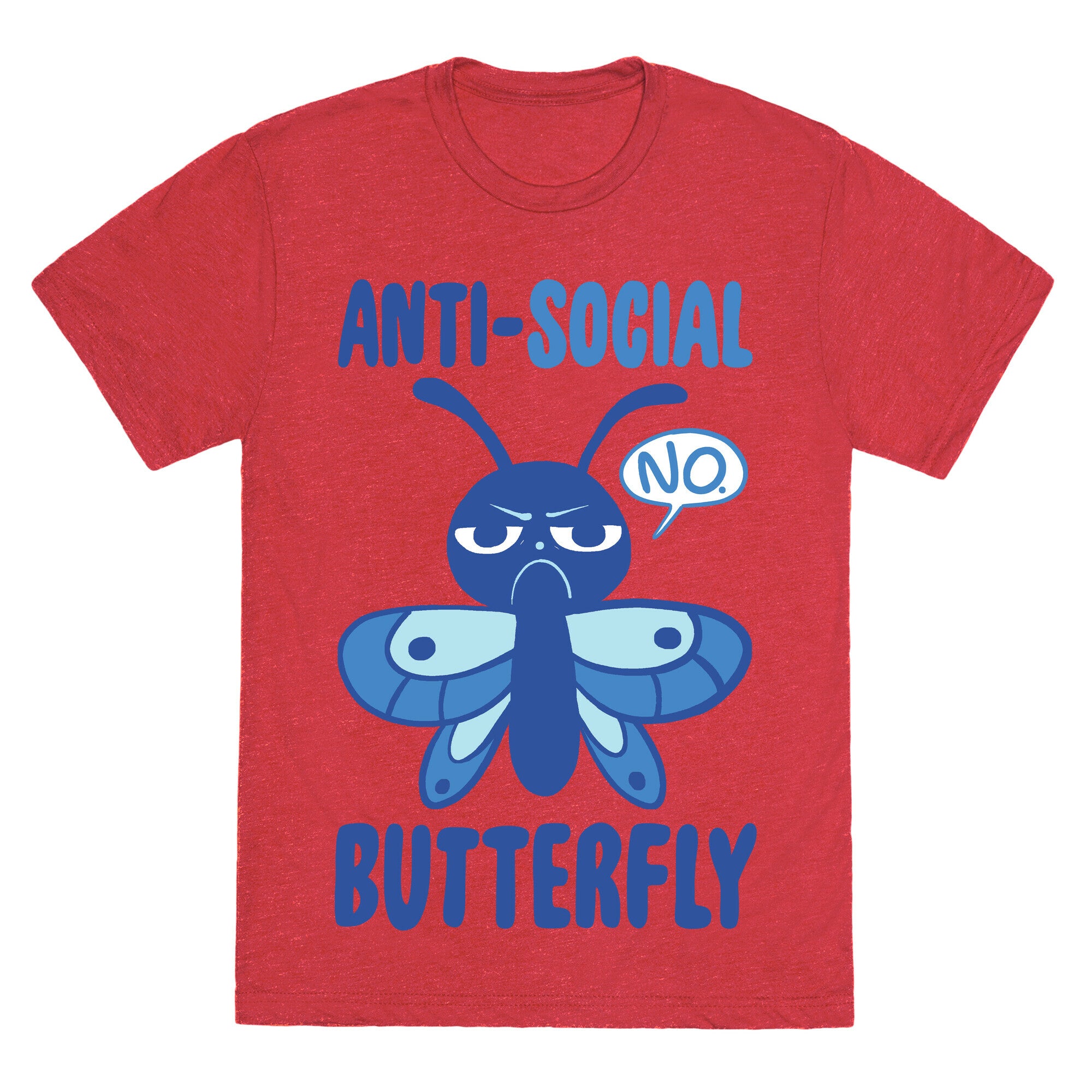 Anti-Social Butterfly Unisex Triblend Tee
