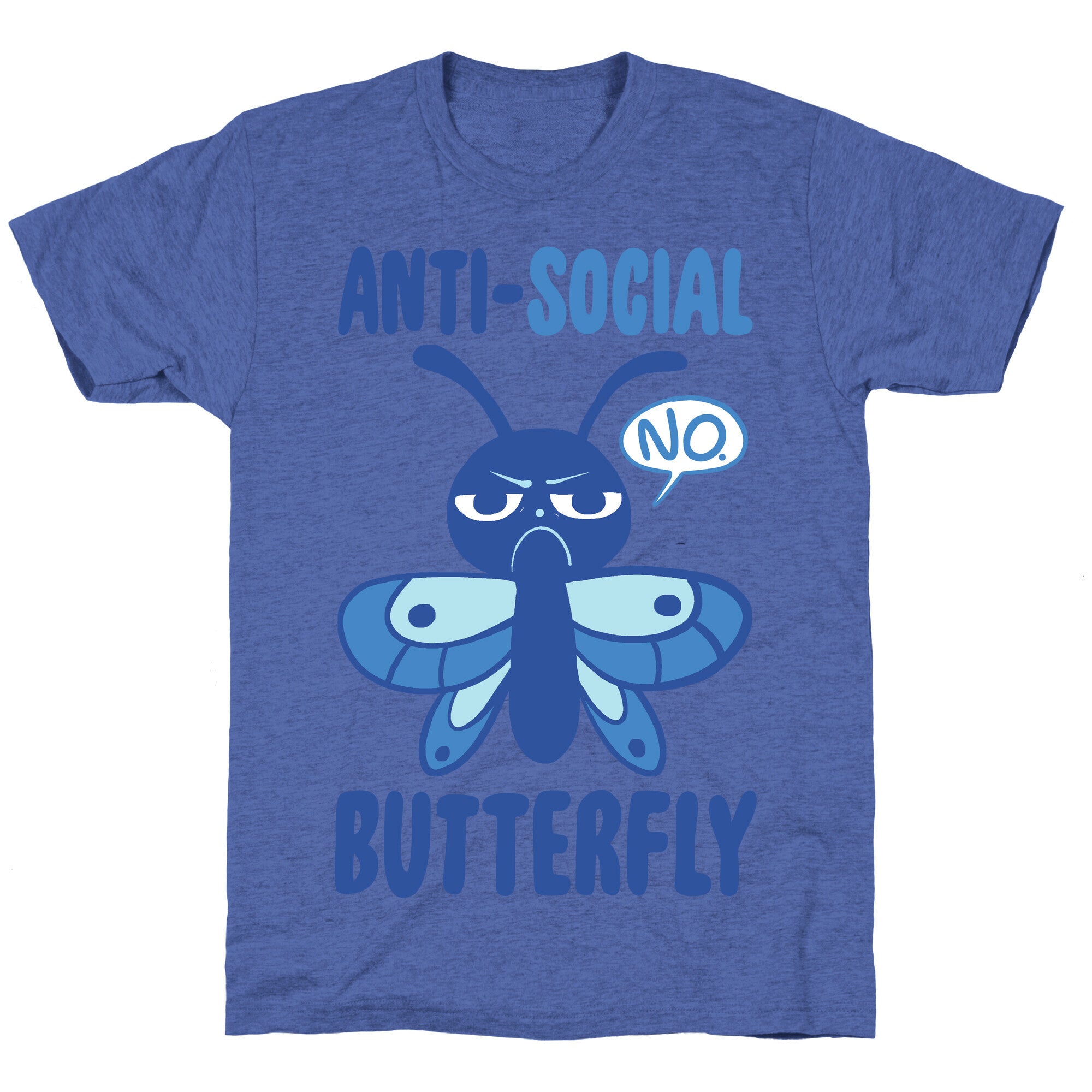 Anti-Social Butterfly Unisex Triblend Tee