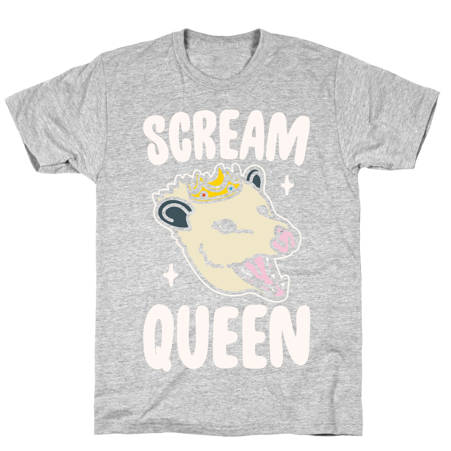 Scream Queen White Print T-Shirt