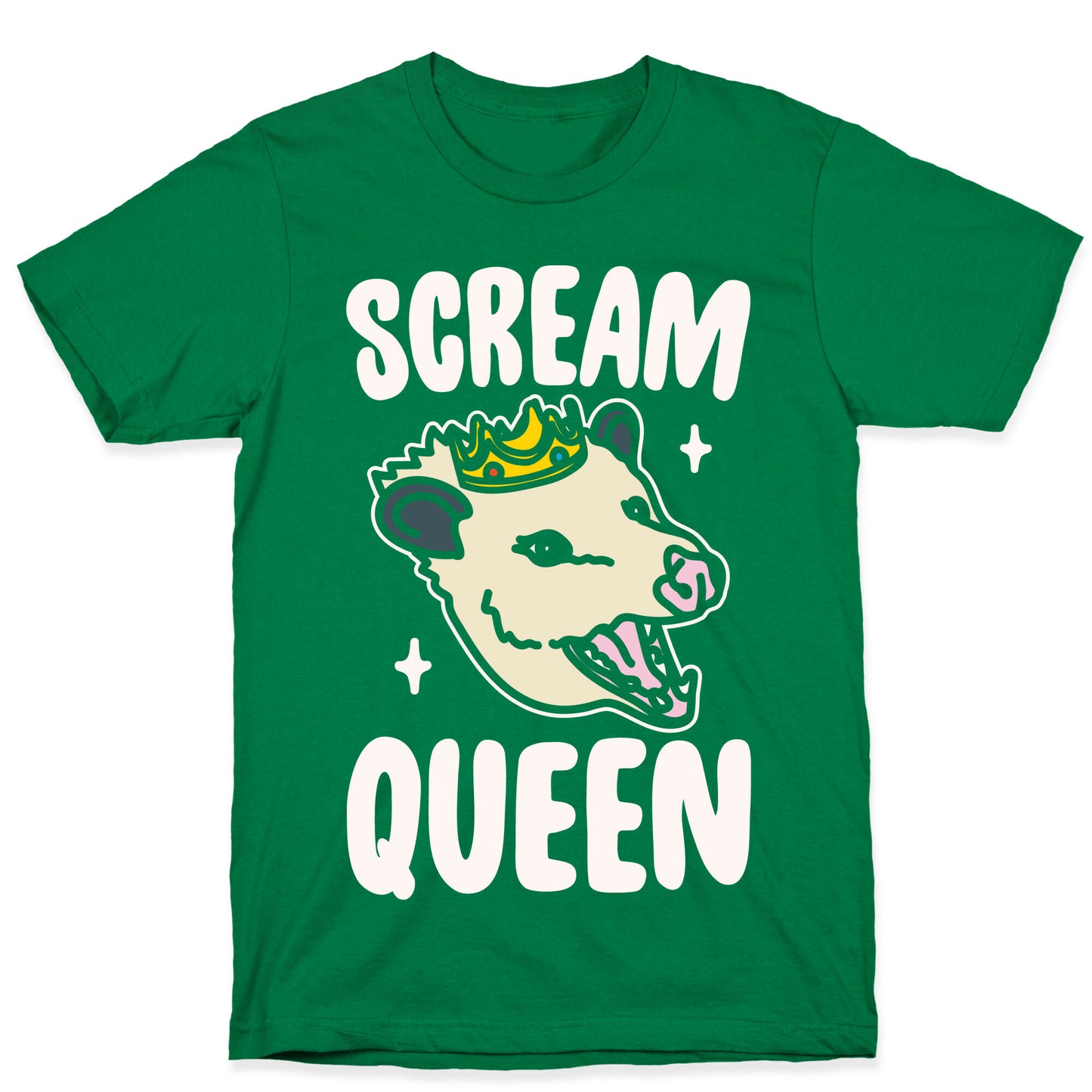 Scream Queen White Print T-Shirt