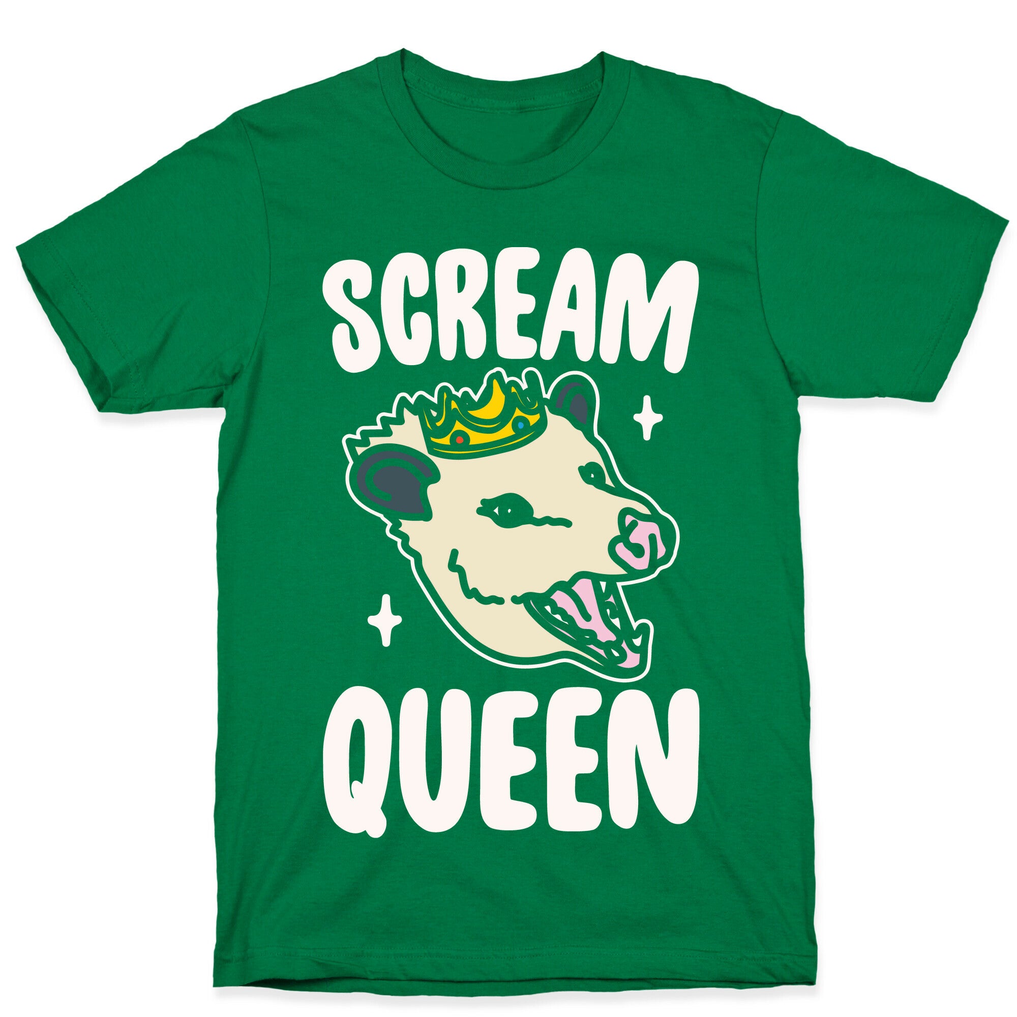 Scream Queen White Print T-Shirt