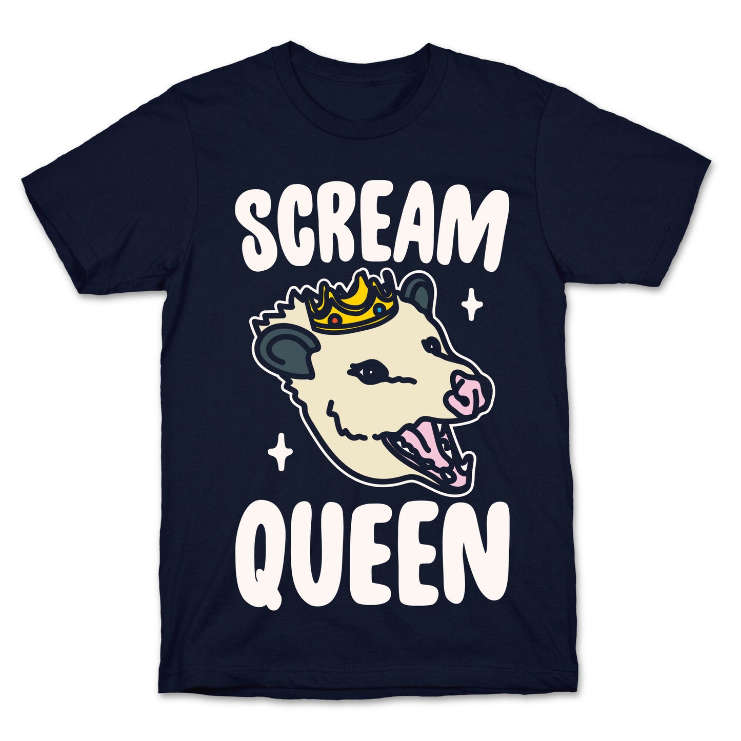 Scream Queen White Print T-Shirt