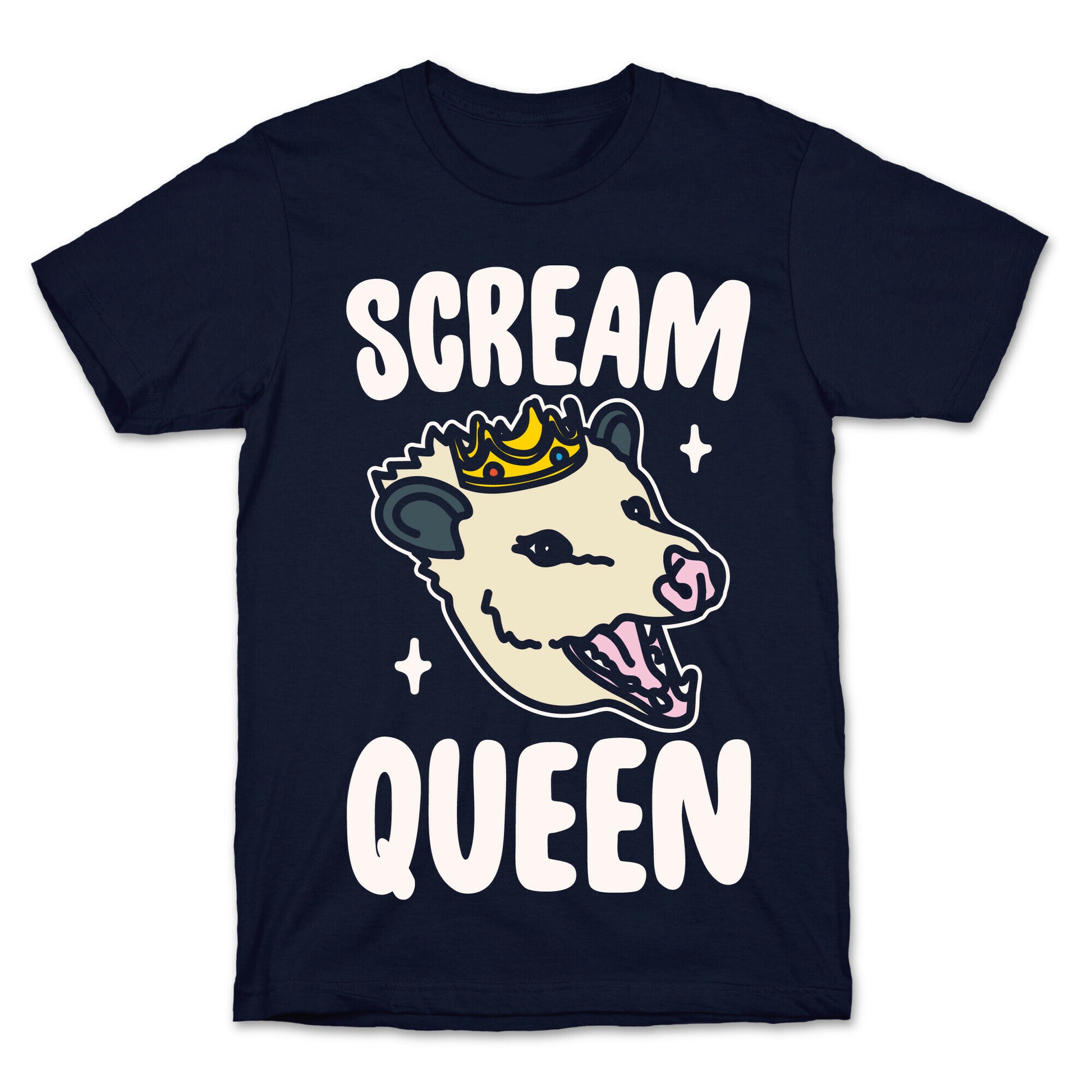 Scream Queen White Print T-Shirt