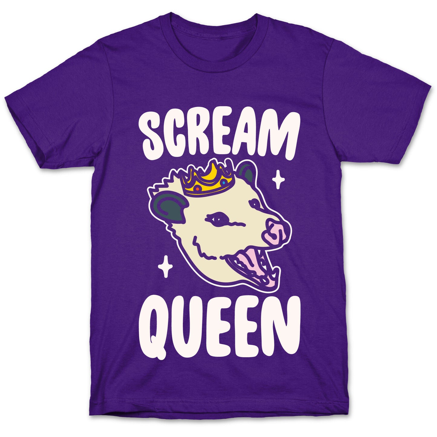 Scream Queen White Print T-Shirt
