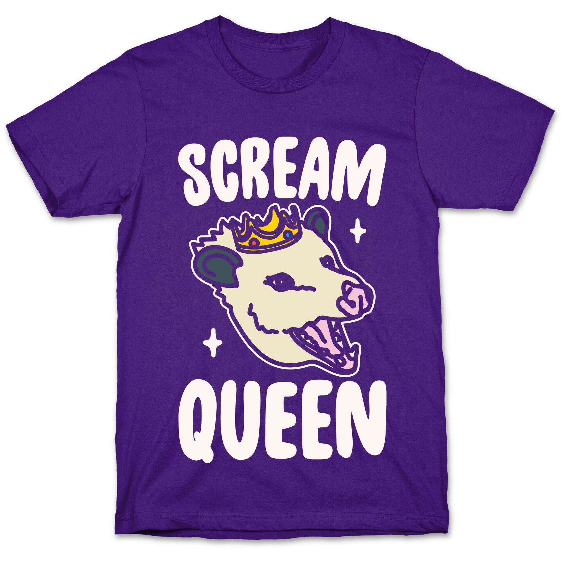 Scream Queen White Print T-Shirt