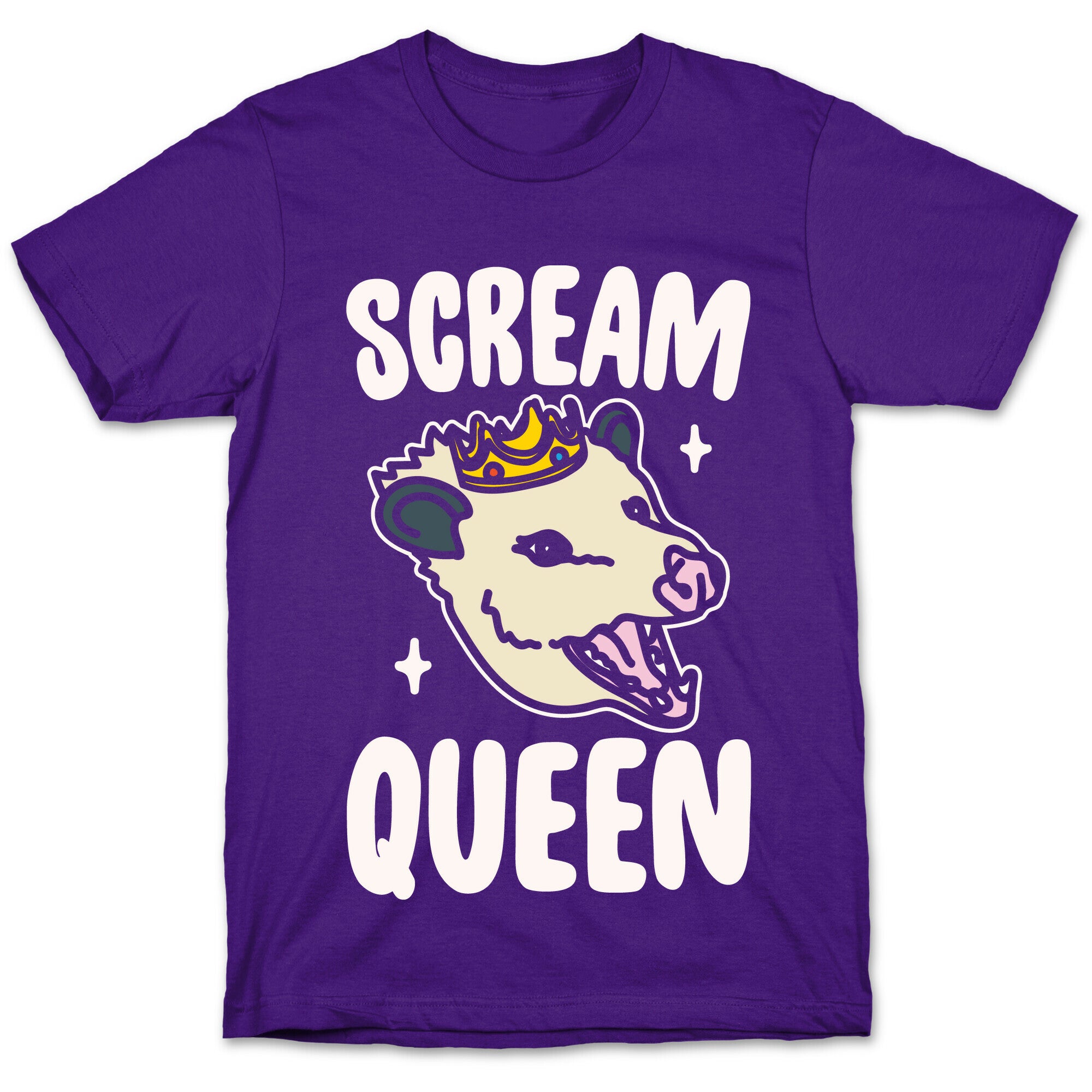 Scream Queen White Print T-Shirt