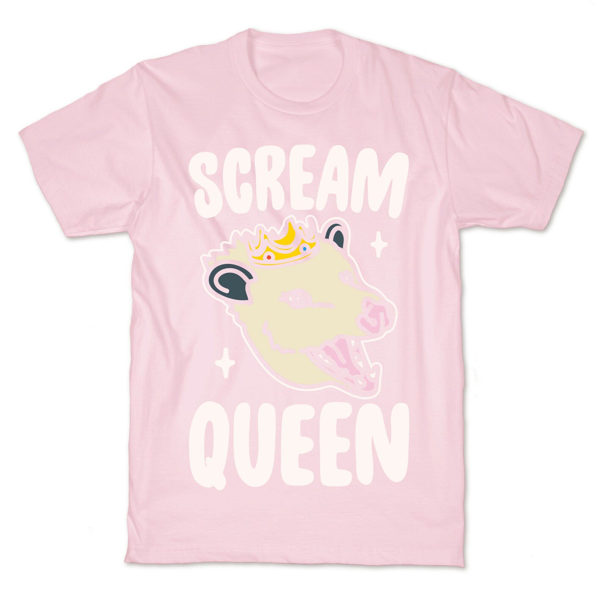 Scream Queen White Print T-Shirt