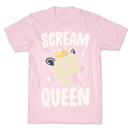 Scream Queen White Print T-Shirt