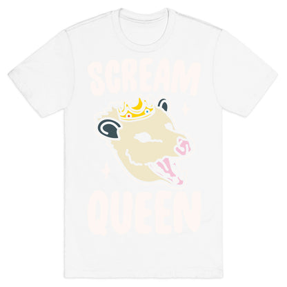 Scream Queen White Print T-Shirt