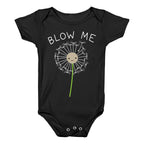 Blow Me Dandelion Baby One Piece