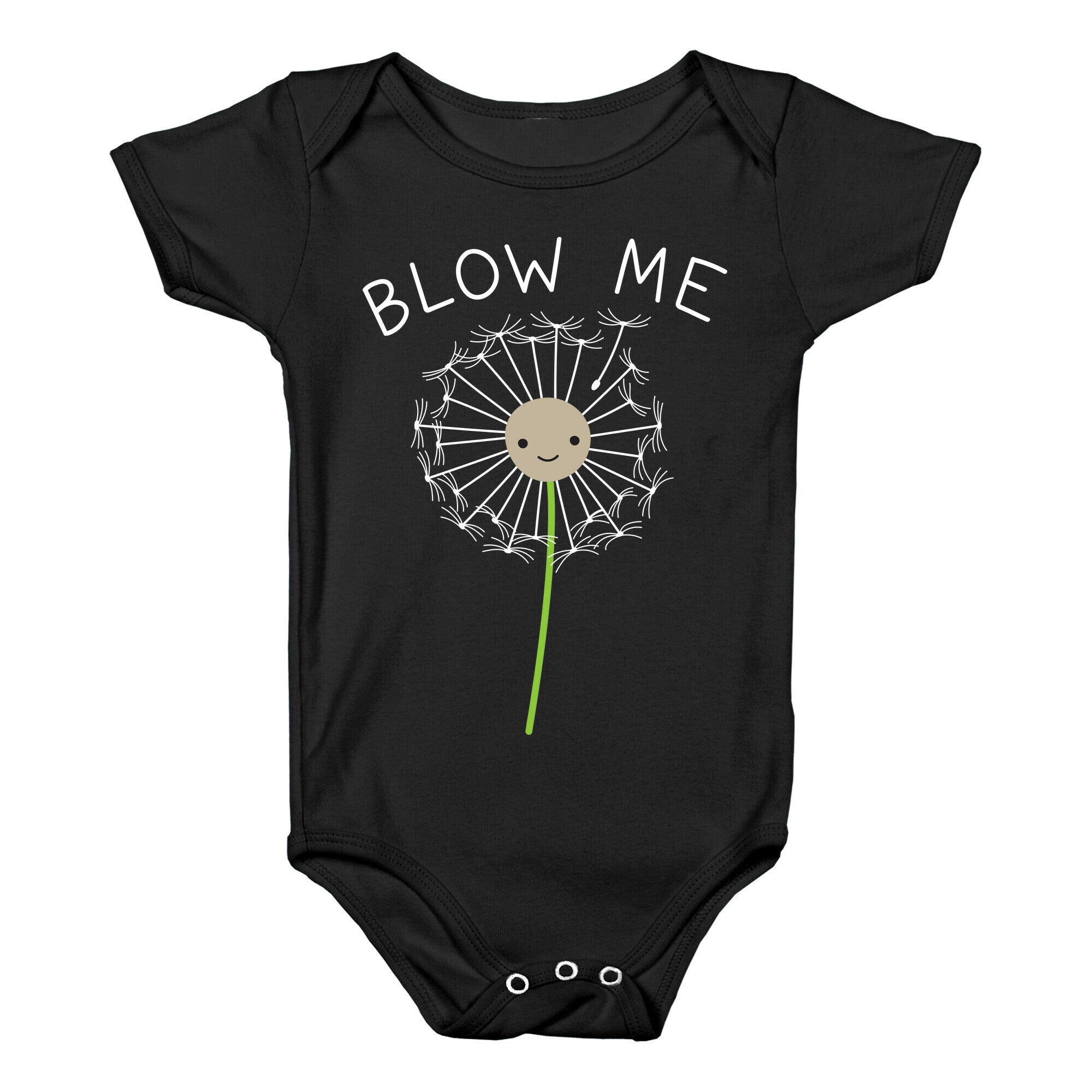Blow Me Dandelion Baby One Piece