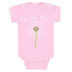 Blow Me Dandelion Baby One Piece