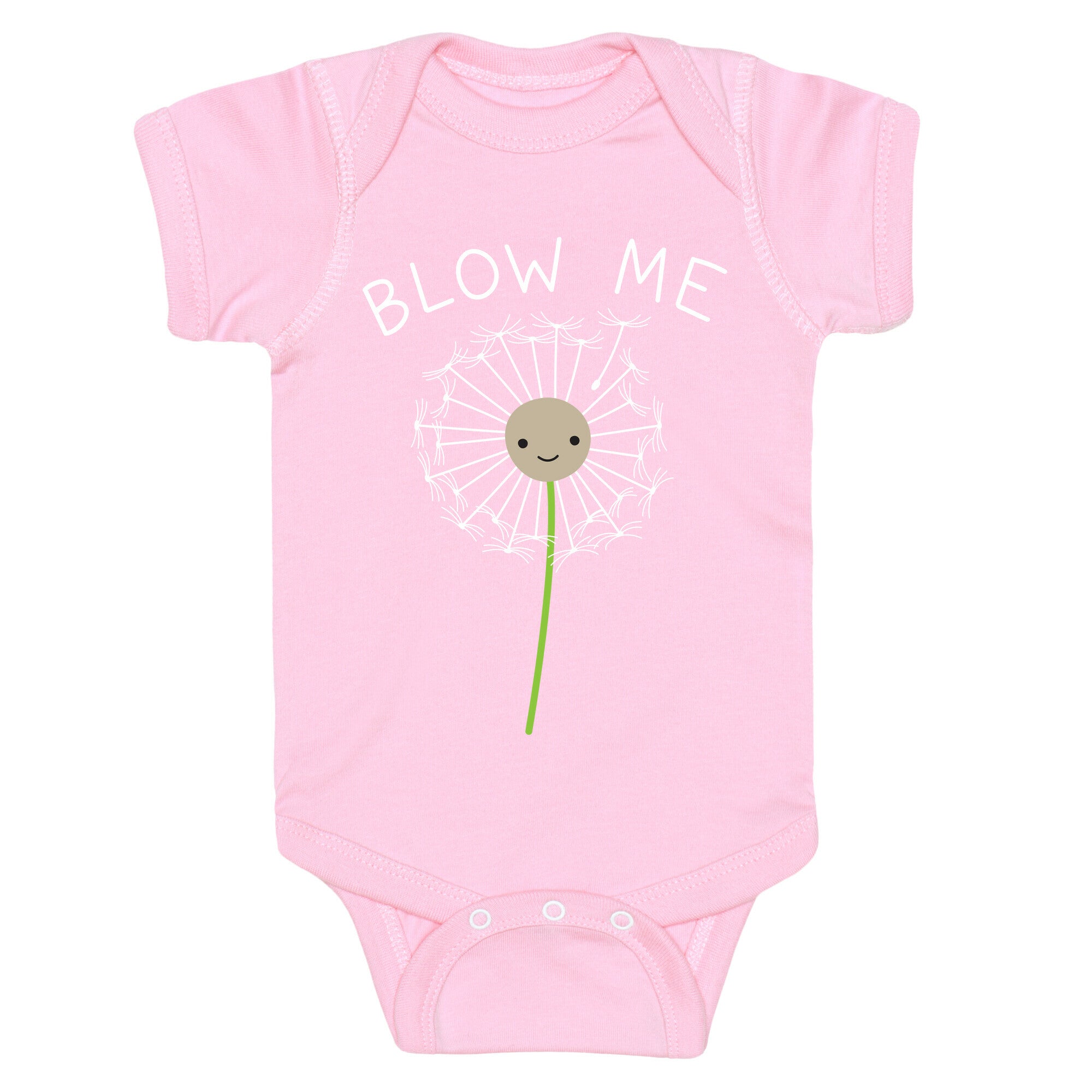 Blow Me Dandelion Baby One Piece