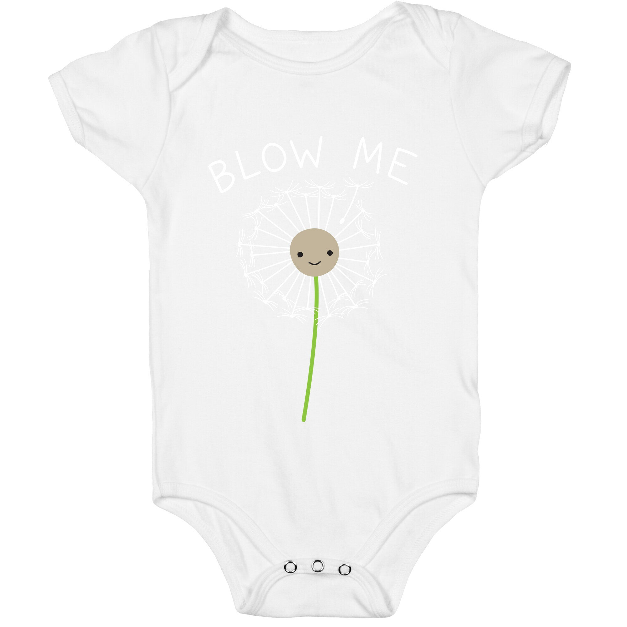 Blow Me Dandelion Baby One Piece
