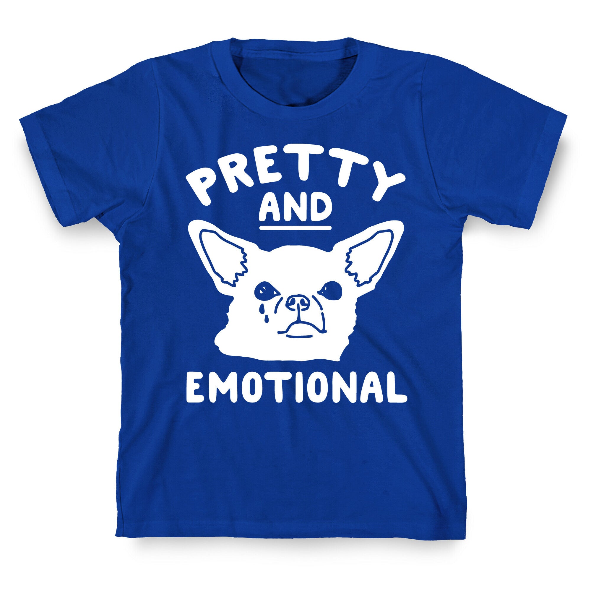 Pretty and Emotional White Print T-Shirt