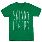 Skinny Legend White Print T-Shirt