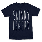 Skinny Legend White Print T-Shirt