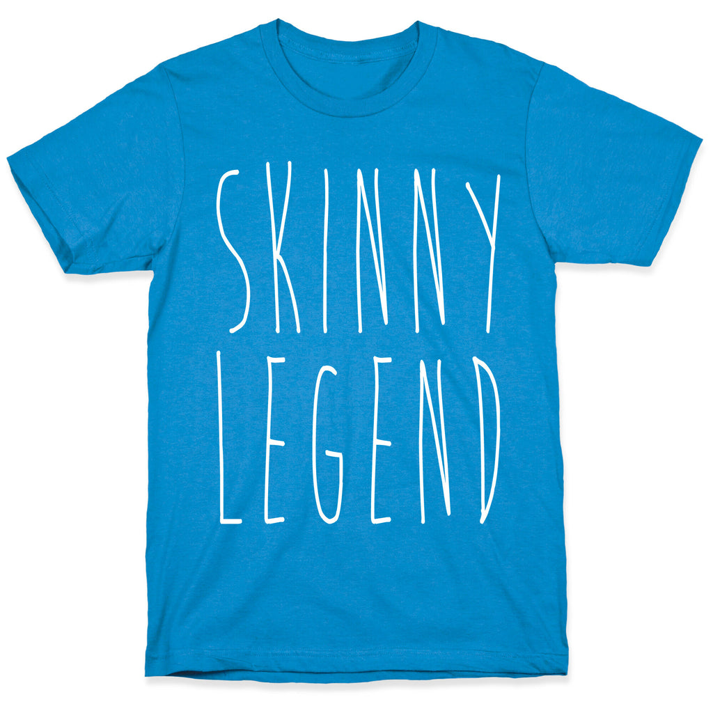 Skinny Legend White Print T-Shirt