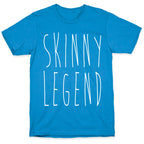 Skinny Legend White Print T-Shirt