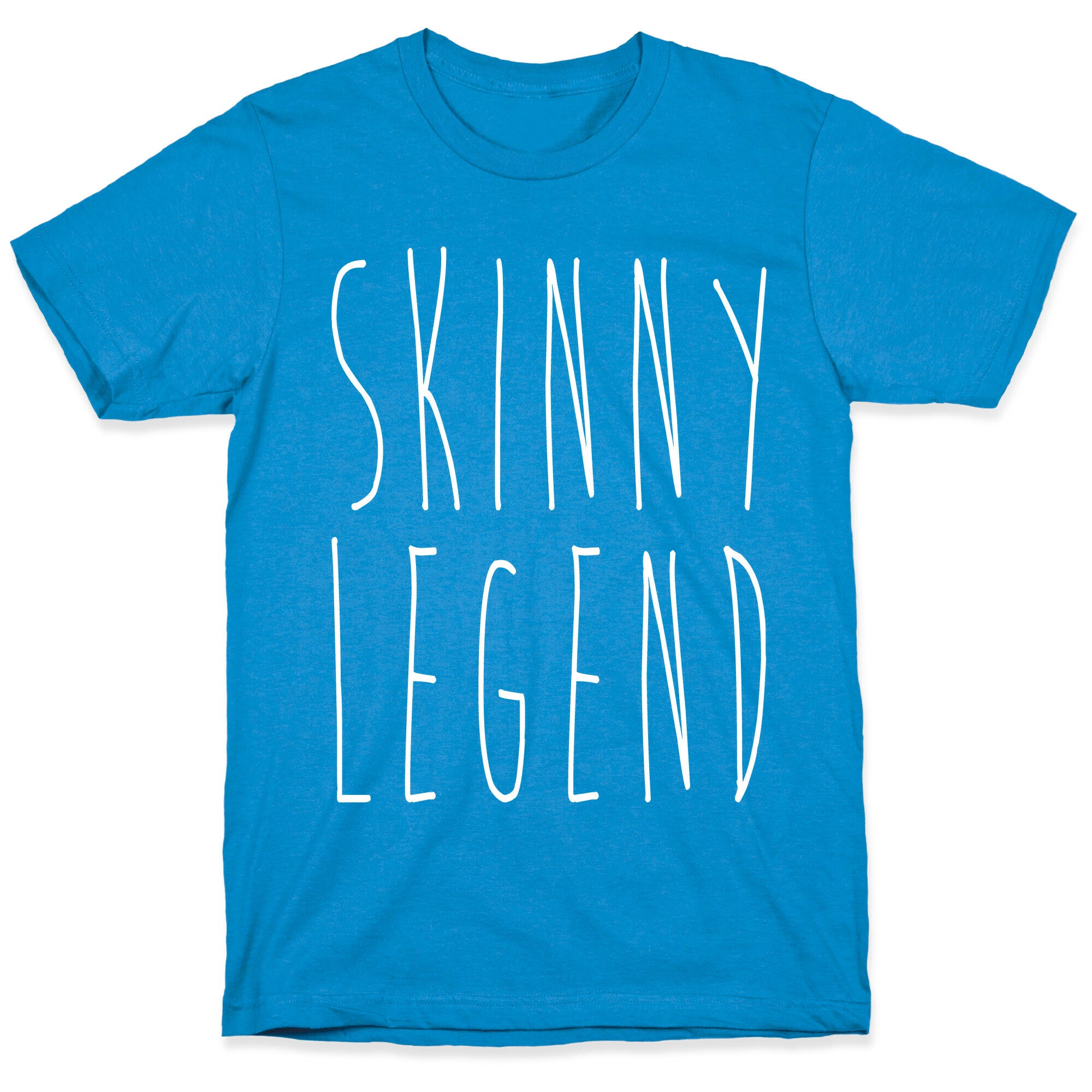 Skinny Legend White Print T-Shirt