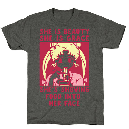 She Is Beauty Usagi Unisex Triblend Tee