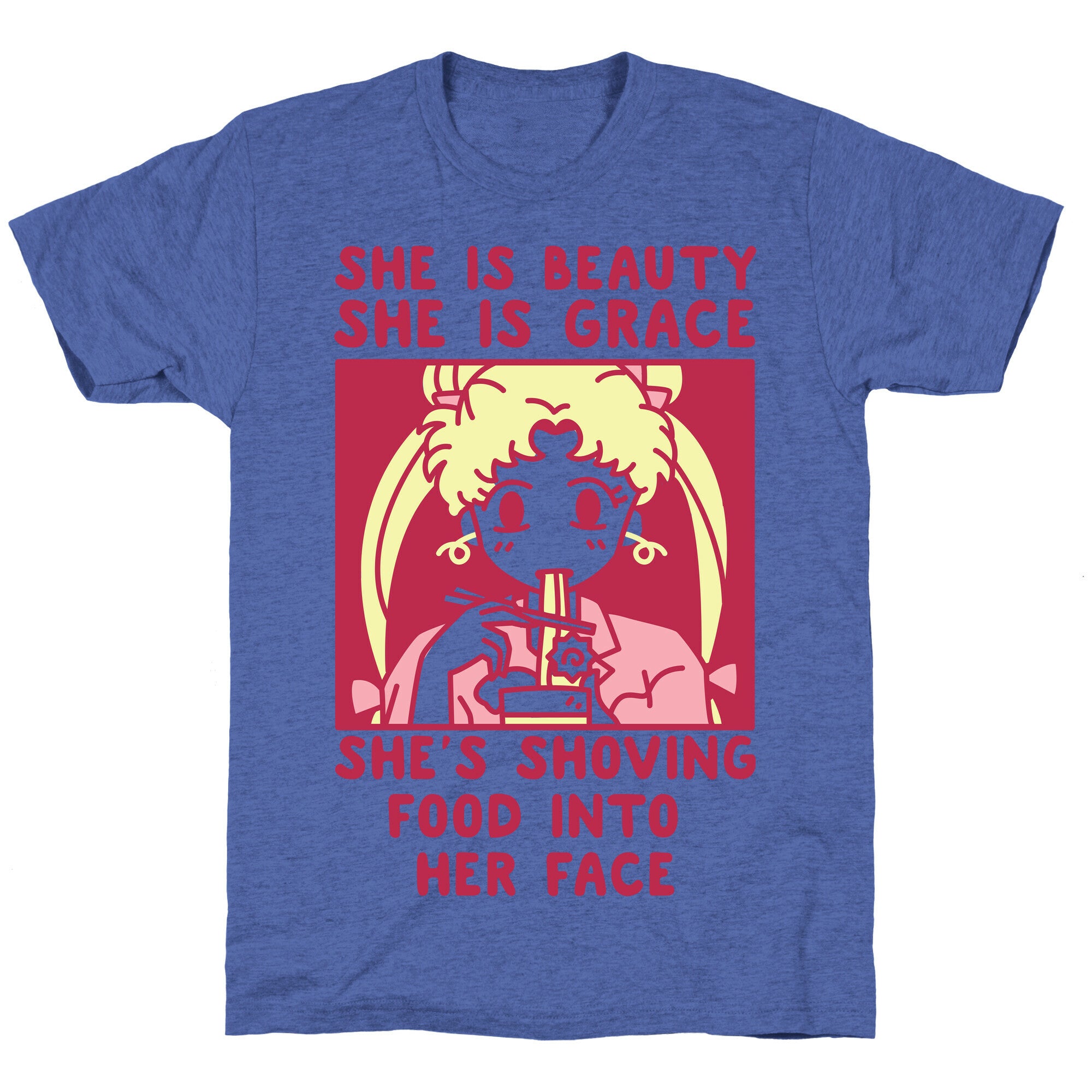 She Is Beauty Usagi Unisex Triblend Tee