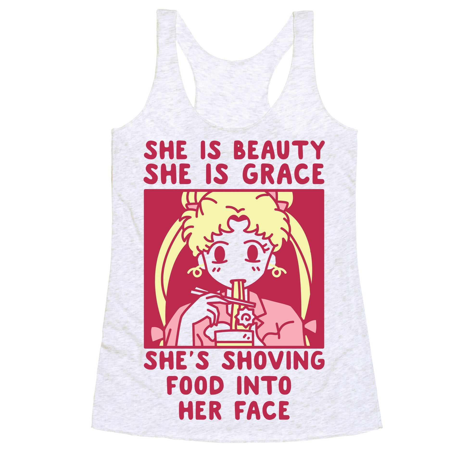 She Is Beauty Usagi Racerback Tank