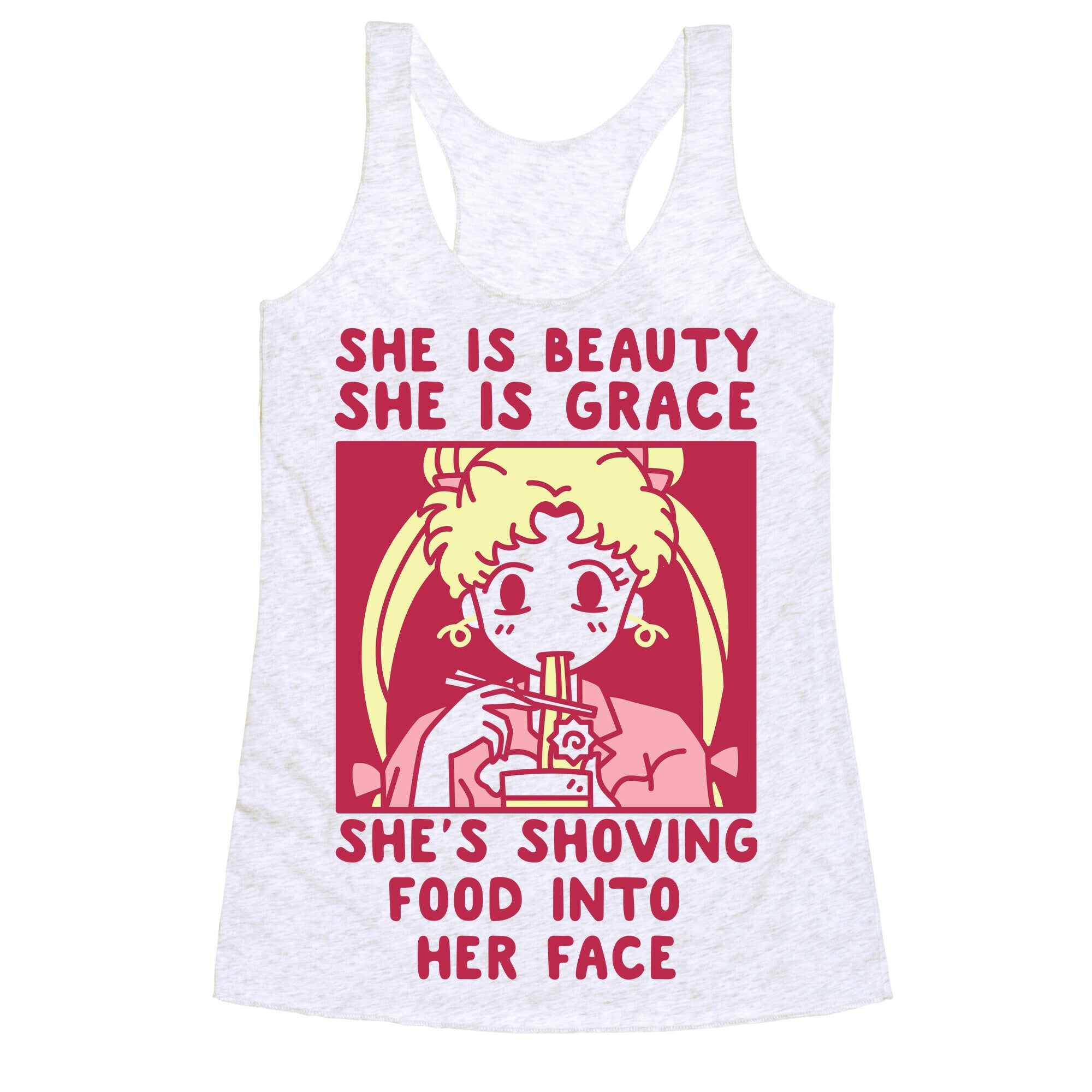 She Is Beauty Usagi Racerback Tank