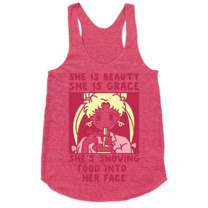 She Is Beauty Usagi Racerback Tank