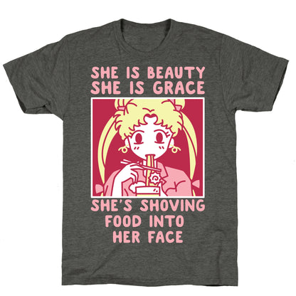 She Is Beauty Usagi Unisex Triblend Tee