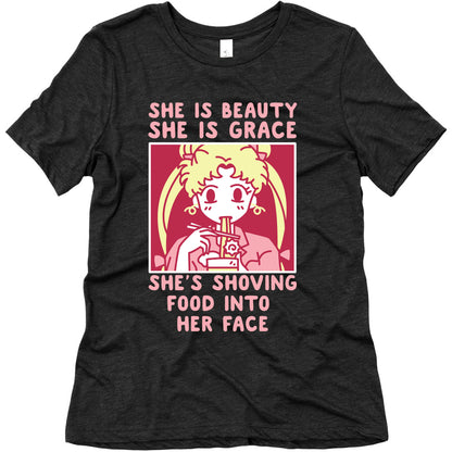 She Is Beauty Usagi Women's Triblend Tee